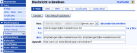 Blindkopie mit WEB.DE versenden.